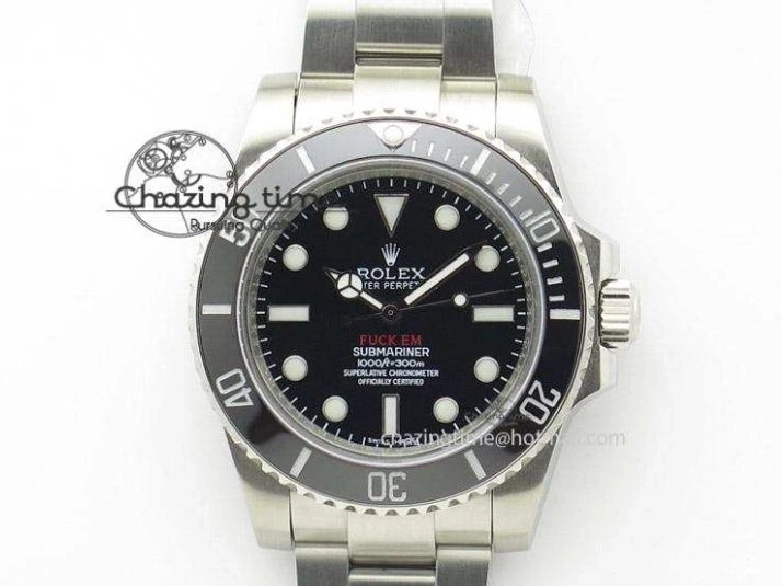 YG 116613LN Noob On Submariner SS Black V5 A2836 Bracelet Dial Edition 1:1 Best 0403